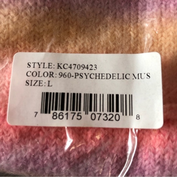 SPIRIT JERSEY Psychedelic Mushrooms Crew Neck Pullover Sweater Large Unisex - Picture 10 of 14